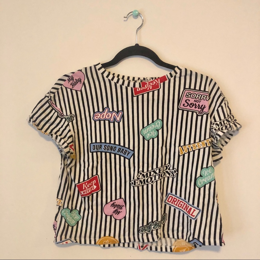 ⭐️3 for $15⭐️ Zara Striped Crop Top